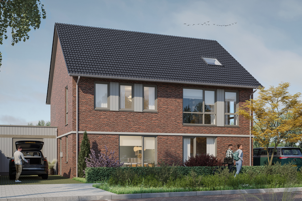 Tweekapper - Kamille | Bouwnummer 33 woning aanzicht