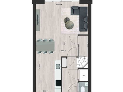 Rijwoning type B | Bouwnummer 2 type B1 foto