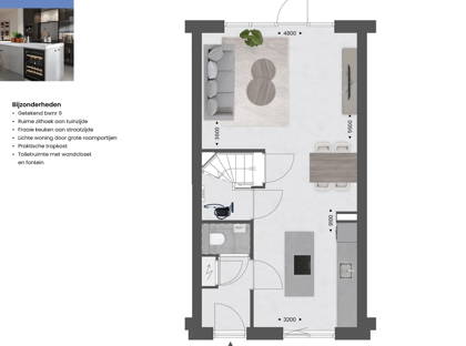 Tussenwoning | type M | Bouwnummer 9 foto