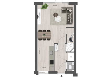 Tussenwoning | type Q | Bouwnummer 106 foto