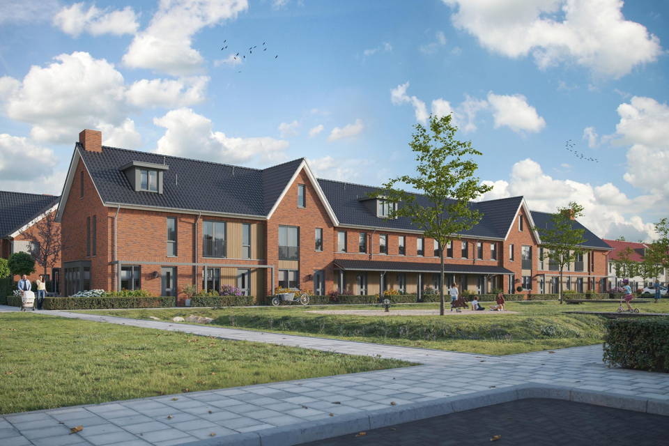 Tussenwoning type F | Bouwnummer 201 woning aanzicht