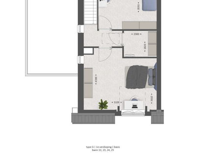 Levensloopbestendige tweekapper | type G | Bouwnummer 22 foto