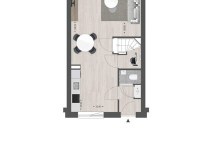 Tussenwoning | type P | Bouwnummer 114 foto
