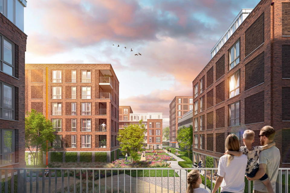 stadsappartement | blok B | Bouwnummer 007 woning aanzicht