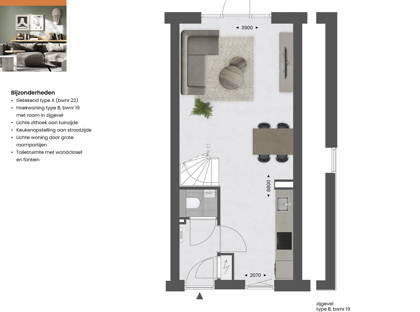 Tussenwoning | type A | Bouwnummer 20 foto