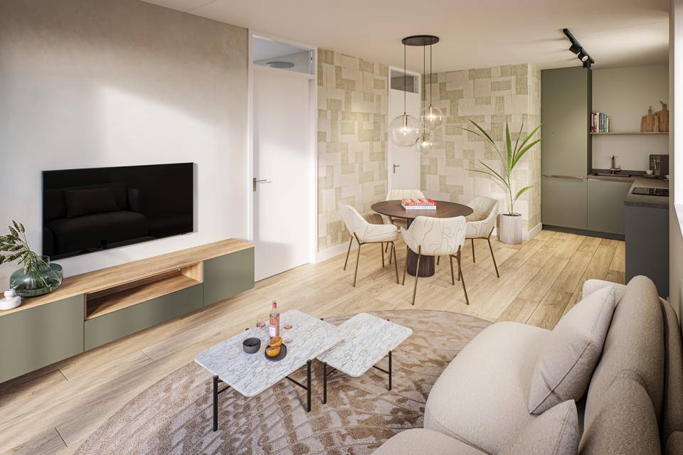 appartementen Villa Maeskant | Bouwnummer 04 woning aanzicht