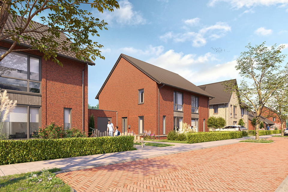 Tweekapper - Kamille | Bouwnummer 40 woning aanzicht