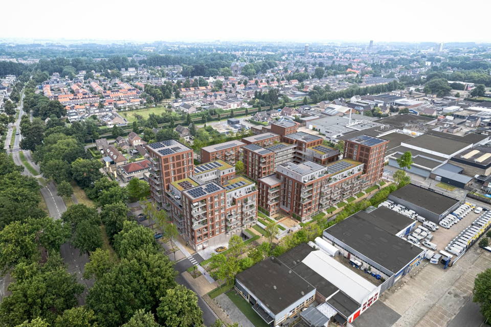 3 kamer appartement | blok B | Bouwnummer 205 woning aanzicht