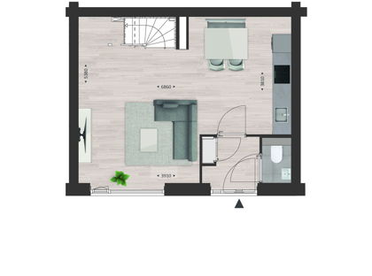 Rijwoning type F | Bouwnummer 18 type F2 foto