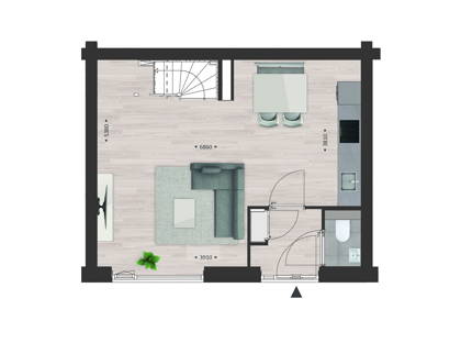 Rijwoning type F | Bouwnummer 14 type F1 foto
