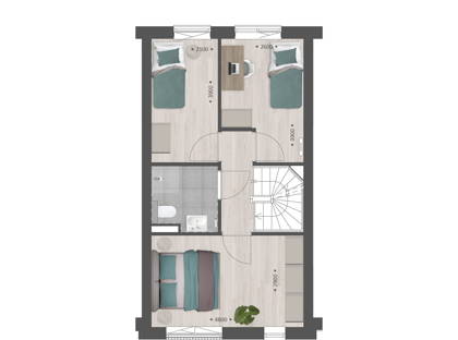 Tussenwoning | type P | Bouwnummer 114 foto