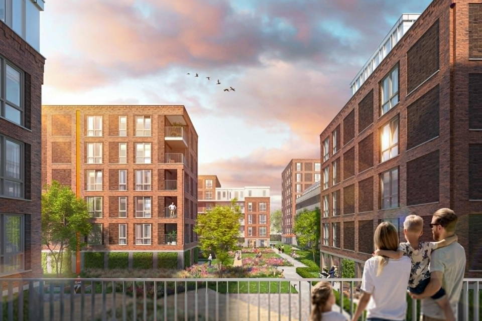 3 kamer appartement | blok A | Bouwnummer 154 woning aanzicht