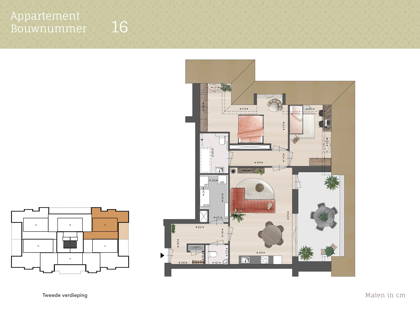 3-kamer appartement | Bouwnummer 16 foto