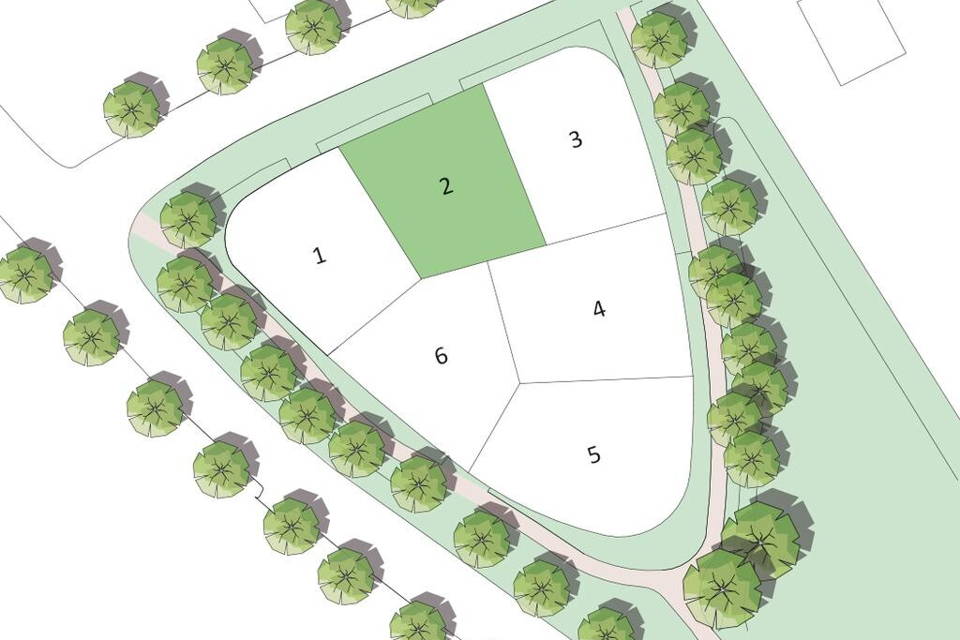 Bouwkavel | Bouwnummer 2 woning aanzicht