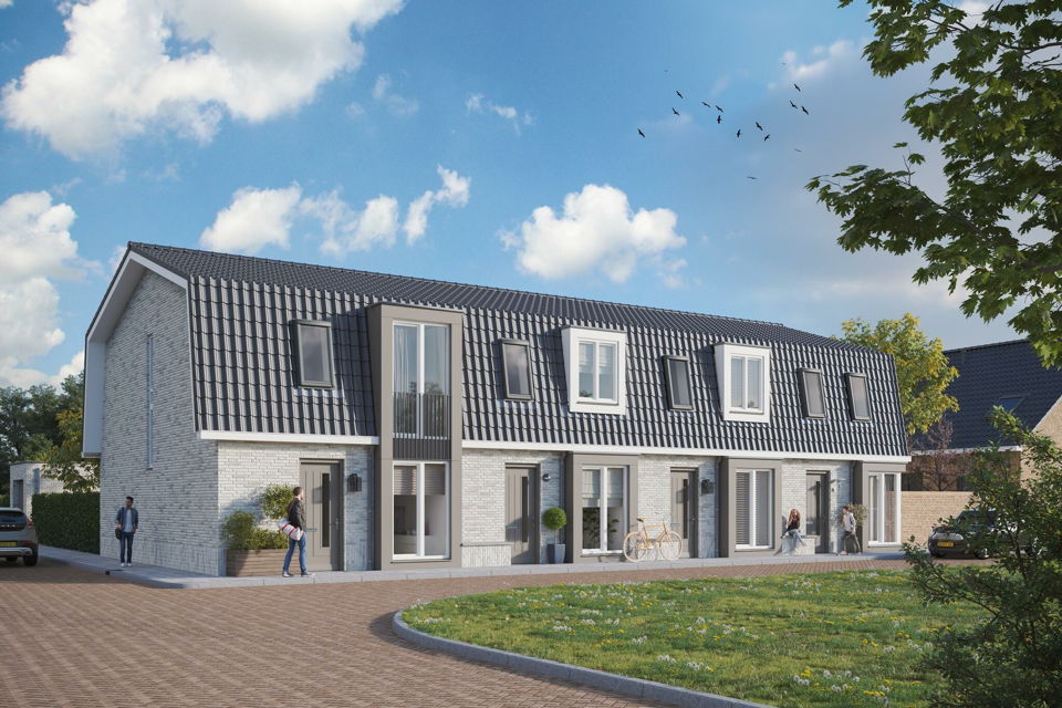 Rijwoningen | Bouwnummer 3 woning aanzicht