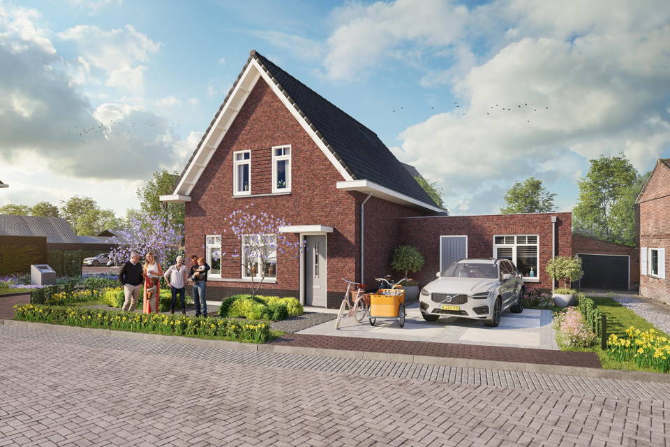 Vrijstaande levensloopbestendige woning | Bouwnummer 01 woning aanzicht