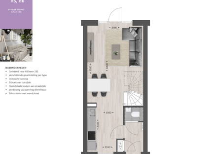 Tussenwoning type H | Bouwnummer 212 foto