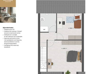 Toekomstbestendige tussenwoning type Q | Bouwnummer 158 foto