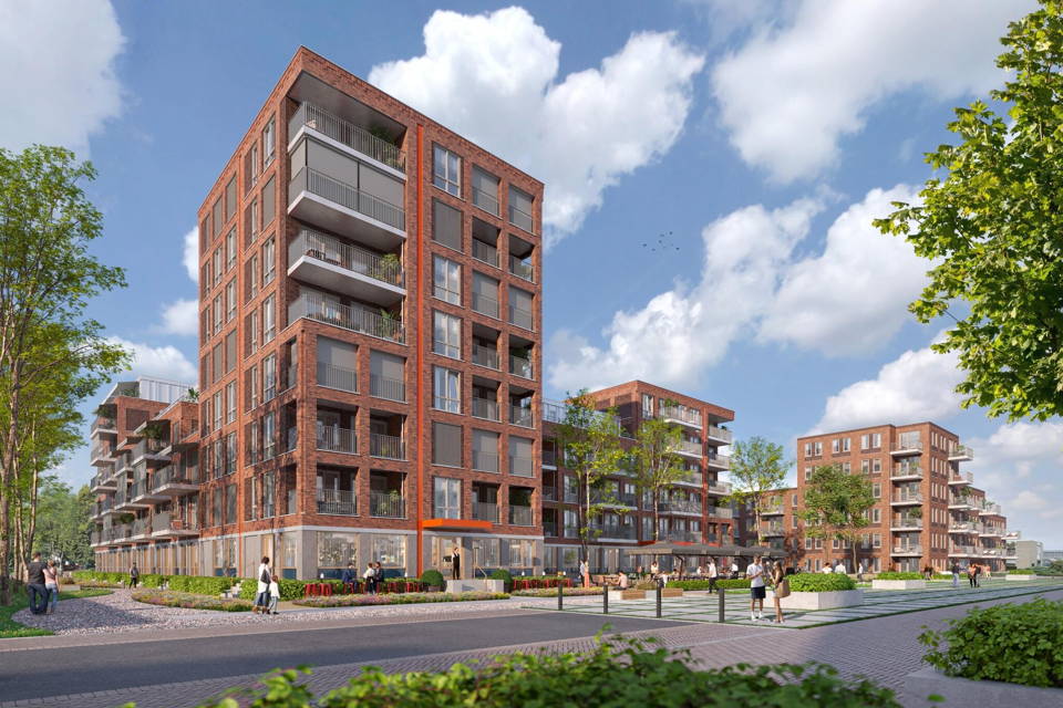 4 kamer appartement | blok B | Bouwnummer 243 woning aanzicht