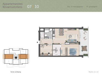 3-kamer appartement | Bouwnummer 7 foto