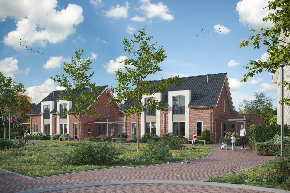 Levensloopbestendige tweekapper | type G | Bouwnummer 22 woning aanzicht