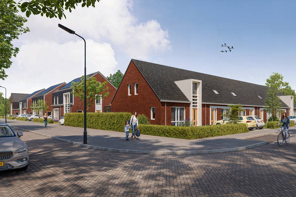 Reguliere hoekwoning | Bouwnummer 13. woning aanzicht