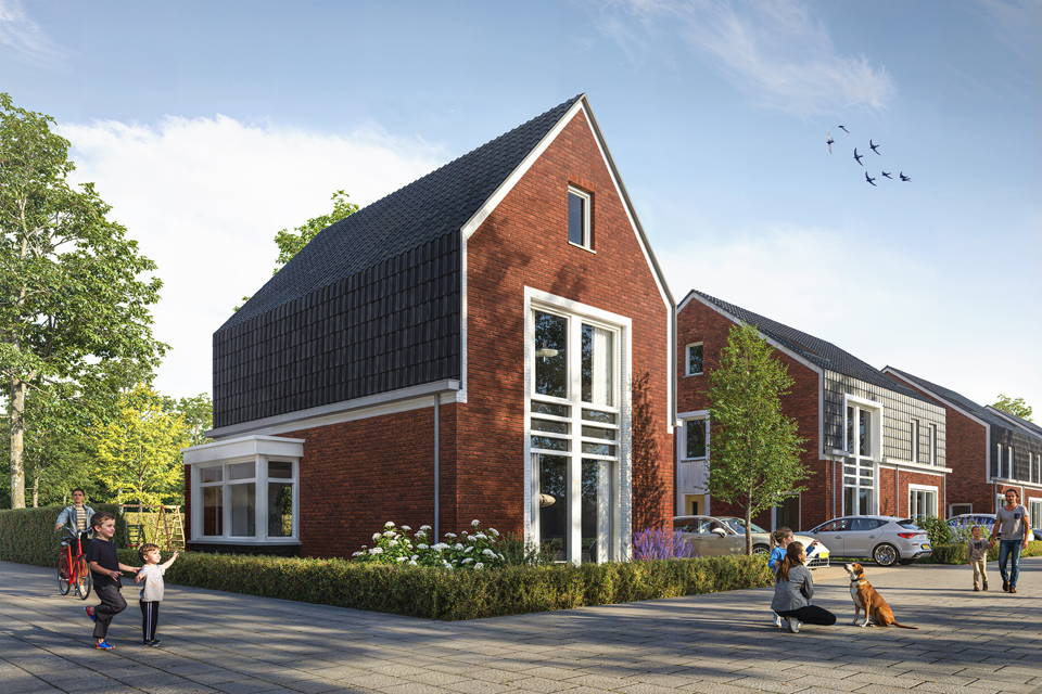 Vrijstaande schuurwoning | Bouwnummer 01 woning aanzicht