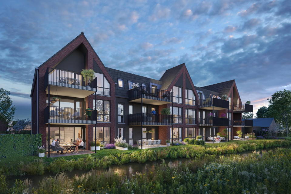 appartementen Residentie Maesvelde | Bouwnummer 21 woning aanzicht
