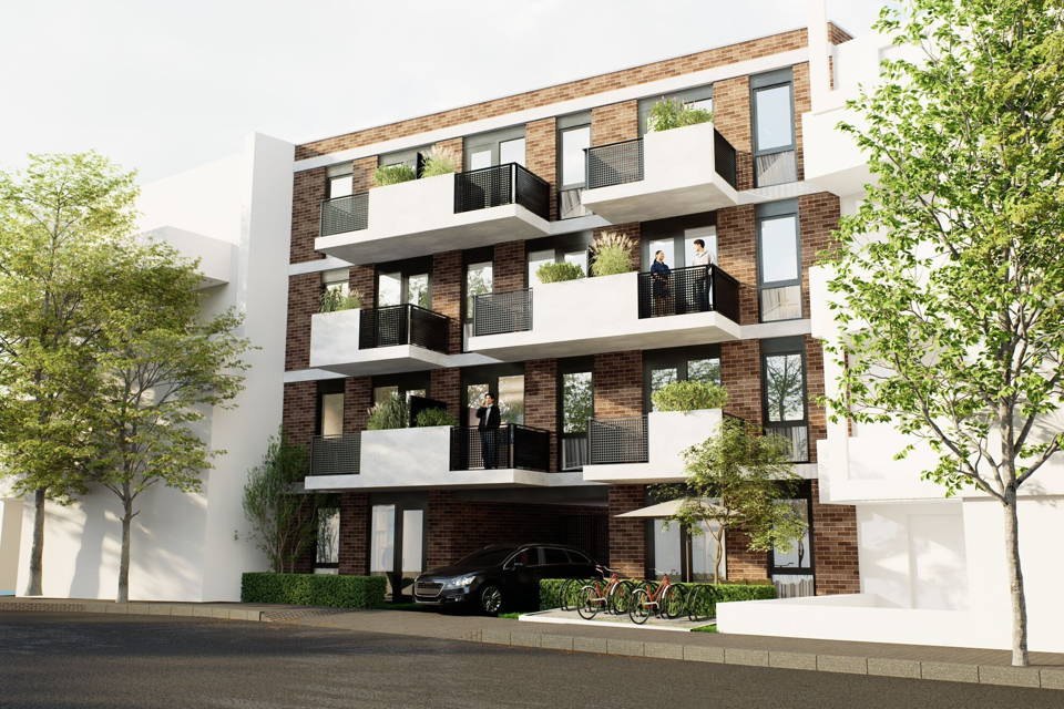Appartement eerste verdieping met balkon | Bouwnummer 7 woning aanzicht