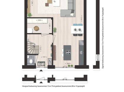 Reguliere hoekwoning | Bouwnummer 13. foto