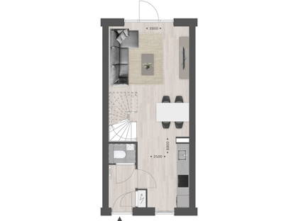 Tussenwoning | type G | Bouwnummer 55 foto