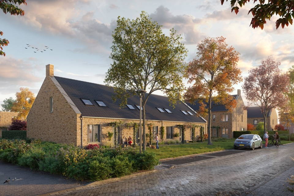 Levensloopbestendige rijwoning type A-B | Bouwnummer 003 woning aanzicht