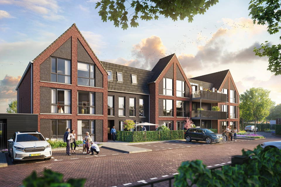 appartementen Residentie Maesvelde | Bouwnummer 23 woning aanzicht