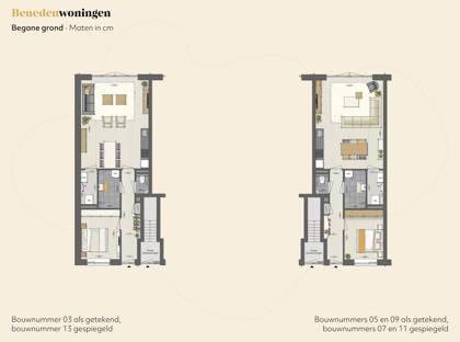 Benedenwoning. | Bouwnummer 3- foto