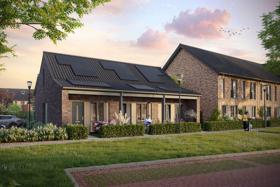Hoekwoning type B | Bouwnummer 044 woning aanzicht