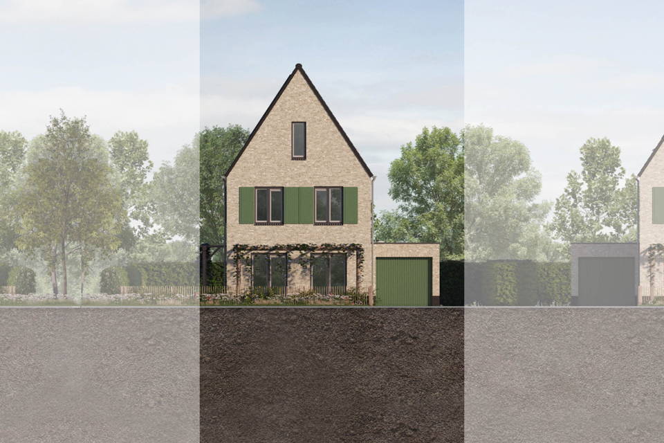 Vrijstaand | Bouwnummer 1 woning aanzicht