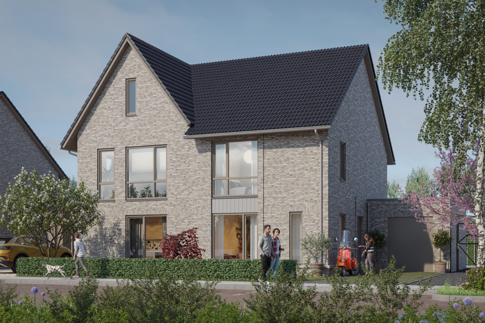 Tweekapper - Kamille | Bouwnummer 40 woning aanzicht
