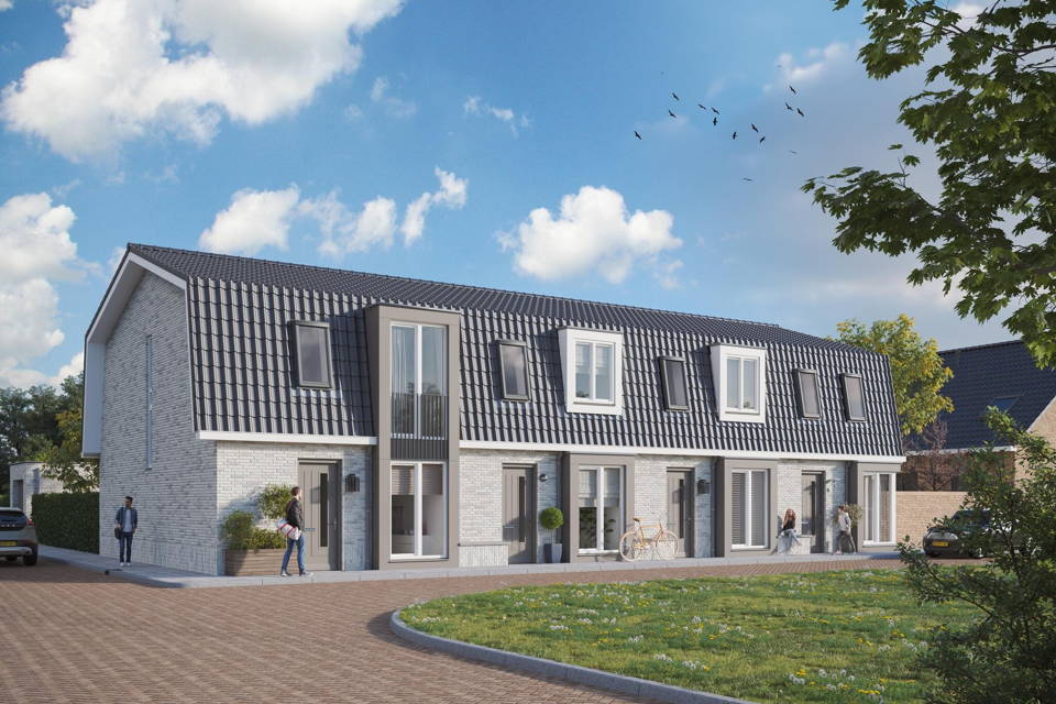 Rijwoningen | Bouwnummer 2 woning aanzicht