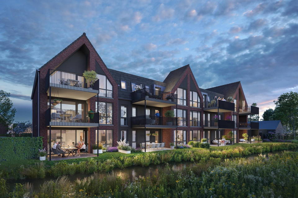 appartementen Residentie Maesvelde | Bouwnummer 21 woning aanzicht