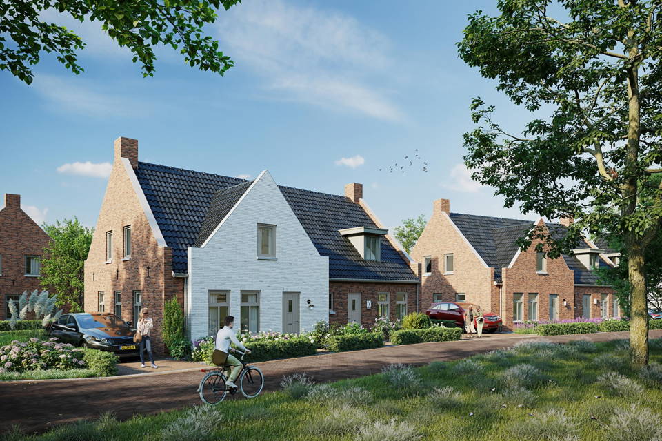 Levensloopbestendige twee-onder-een-kap woning | Bouwnummer 6 woning aanzicht