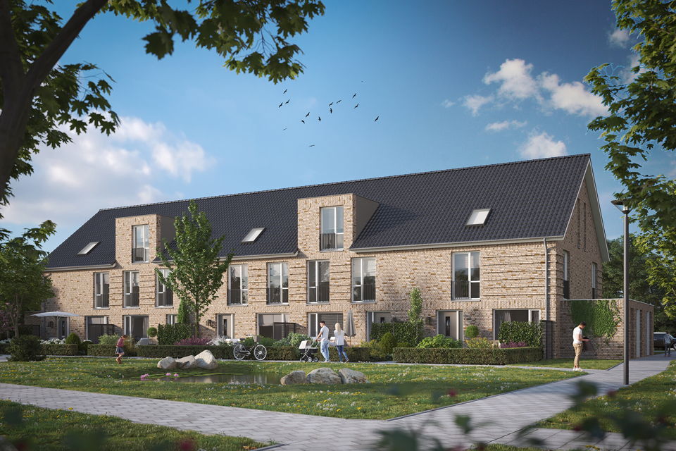 Rijwoning type F | Bouwnummer 18 type F2 woning aanzicht