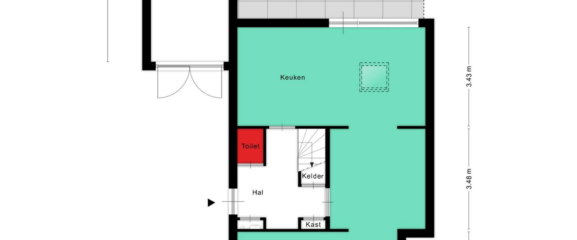 Wat wordt er verstaan onder woonoppervlakte?