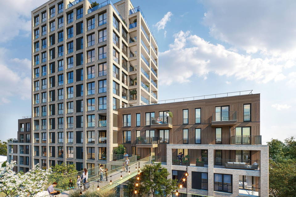 3-kamer appartement type B | Bouwnummer 80 woning aanzicht