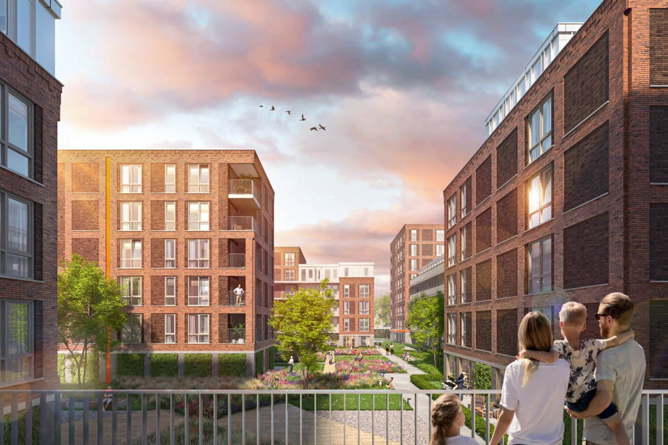 stadsappartement | blok B | Bouwnummer 004 woning aanzicht