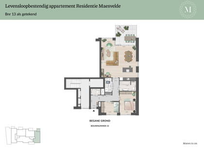 appartementen Residentie Maesvelde | Bouwnummer 13