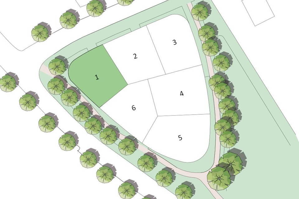 Bouwkavel | Bouwnummer 1 woning aanzicht