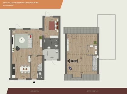 Levensloopbestendige rijwoningen | Bouwnummer 8 foto