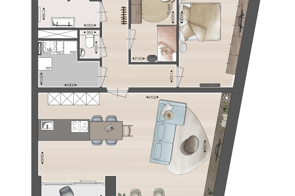 Driek van Erpstraat 43E woning aanzicht