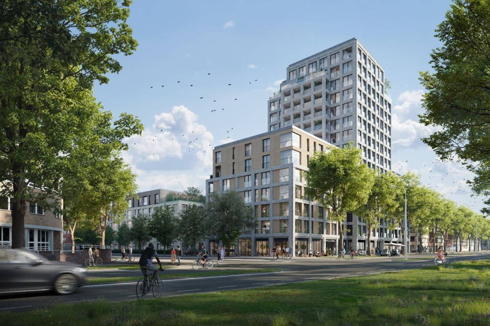 3-kamer appartement type A | Bouwnummer 66 woning aanzicht