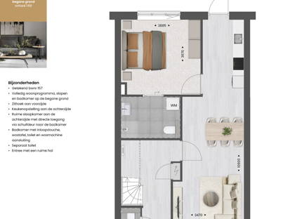Toekomstbestendige tussenwoning type Q | Bouwnummer 158 foto
